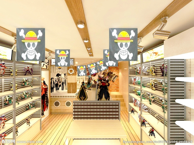 動漫店加盟品牌連鎖店設計圖與動漫設計融合的藝術